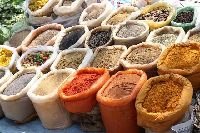 indian spices, Image by M Ameen from Pixabay